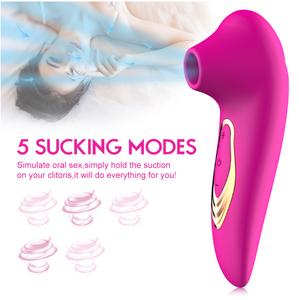 Handheld 10 Speed Sucking Wand, Mini Sucking Adult Toys Female Stimulator, IPX7 Waterproof, USB Rechargeable,Powerful Tongue Suck & Lick 10 Mode Nipple Sucker G Sucking Toys for Women