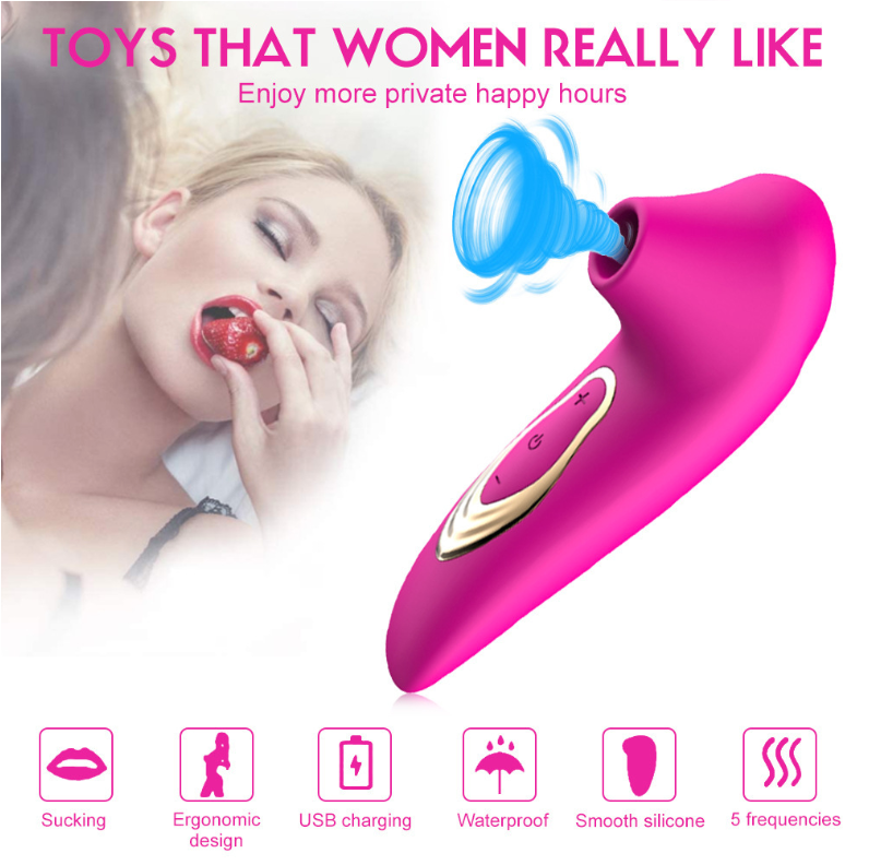 Handheld 10 Speed Sucking Wand, Mini Sucking Adult Toys Female Stimulator, IPX7 Waterproof, USB Rechargeable,Powerful Tongue Suck & Lick 10 Mode Nipple Sucker G Sucking Toys for Women