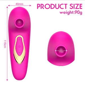 Handheld 10 Speed Sucking Wand, Mini Sucking Adult Toys Female Stimulator, IPX7 Waterproof, USB Rechargeable,Powerful Tongue Suck & Lick 10 Mode Nipple Sucker G Sucking Toys for Women