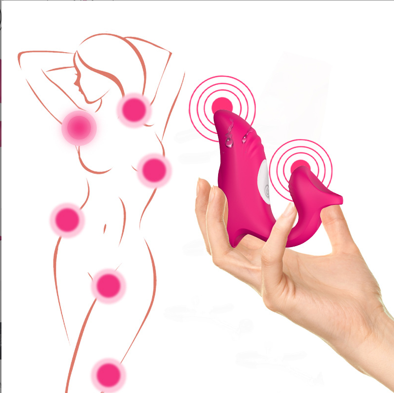 Masturbating finger sleeve with 12 Speed settings, water proof