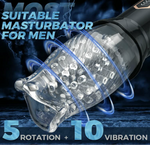 Load image into Gallery viewer, Electric Male Masturbator Sex Toys for Men with  Hands Free for Penis Stimulation, 5 Rotating &amp; 10 Vibrating Sex Adult Pocket Pussy Vibrator Sex Toys4couples Men &amp; Women

