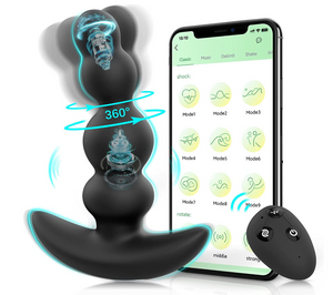 Remote Control Anal Butt Plug APP controlled Waterproof Rechargeable