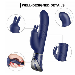 Big Blue- Rechargeable Realistic Dildo, Waterproof With 10 Settings