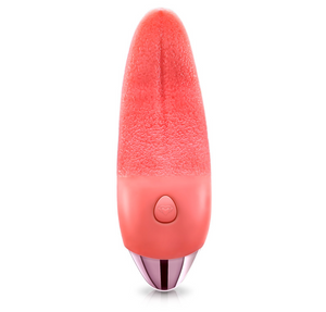 Vibrating Tongue Womens Vibrator Sex Toy Rechargeable Mutli-speed 10 Settings Mini Bullet