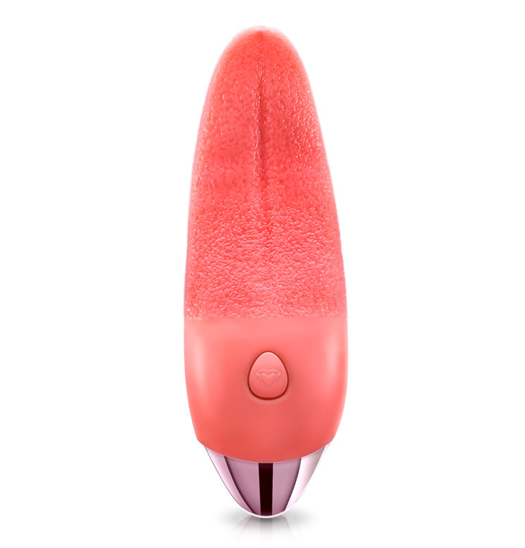 Vibrating Tongue Womens Vibrator Sex Toy Rechargeable Mutli-speed 10 Settings Mini Bullet