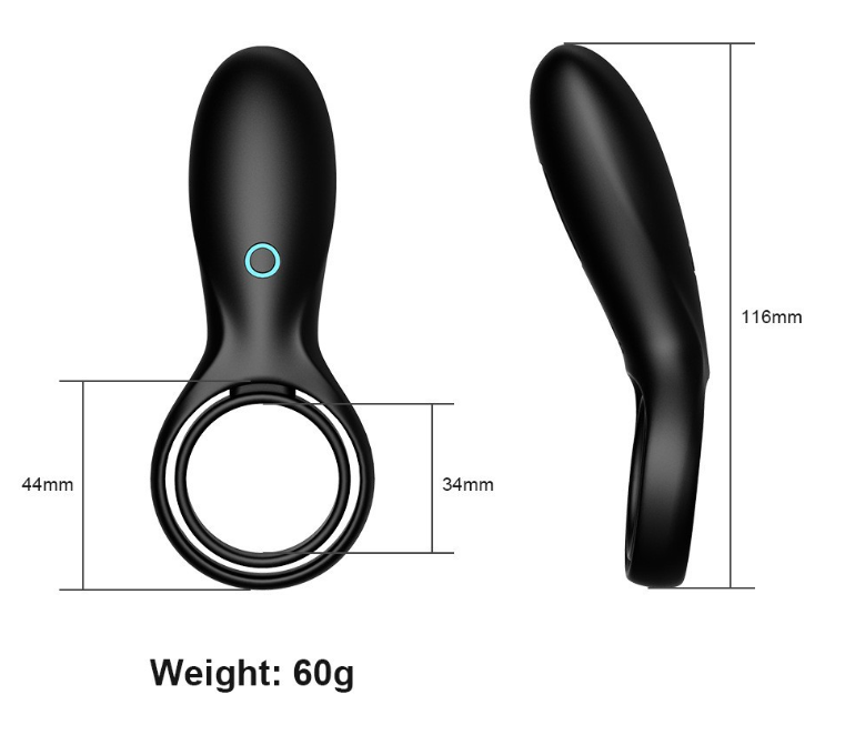 Vibrating Cock Ring, Male Adult Anal Sex Toys with 10 Vibration Modes Penis Rings for Longer Harder Stronger Erection, Vibrating Wand Bullet Vibrator for Men & Women