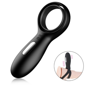 Vibrating Cock Ring, Male Adult Anal Sex Toys with 10 Vibration Modes Penis Rings for Longer Harder Stronger Erection, Vibrating Wand Bullet Vibrator for Men & Women