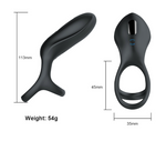 Load image into Gallery viewer, Vibrating Rechargeable Cock Ring Waterproof Silicone Ring
