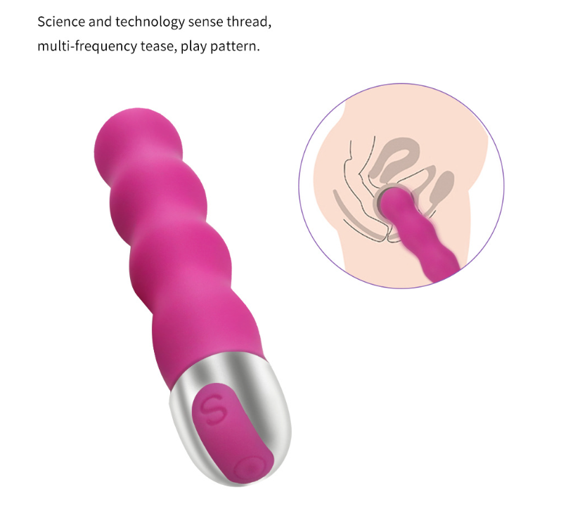 Womens Vibrating Waterproof Dildo with 6 Speed Settings