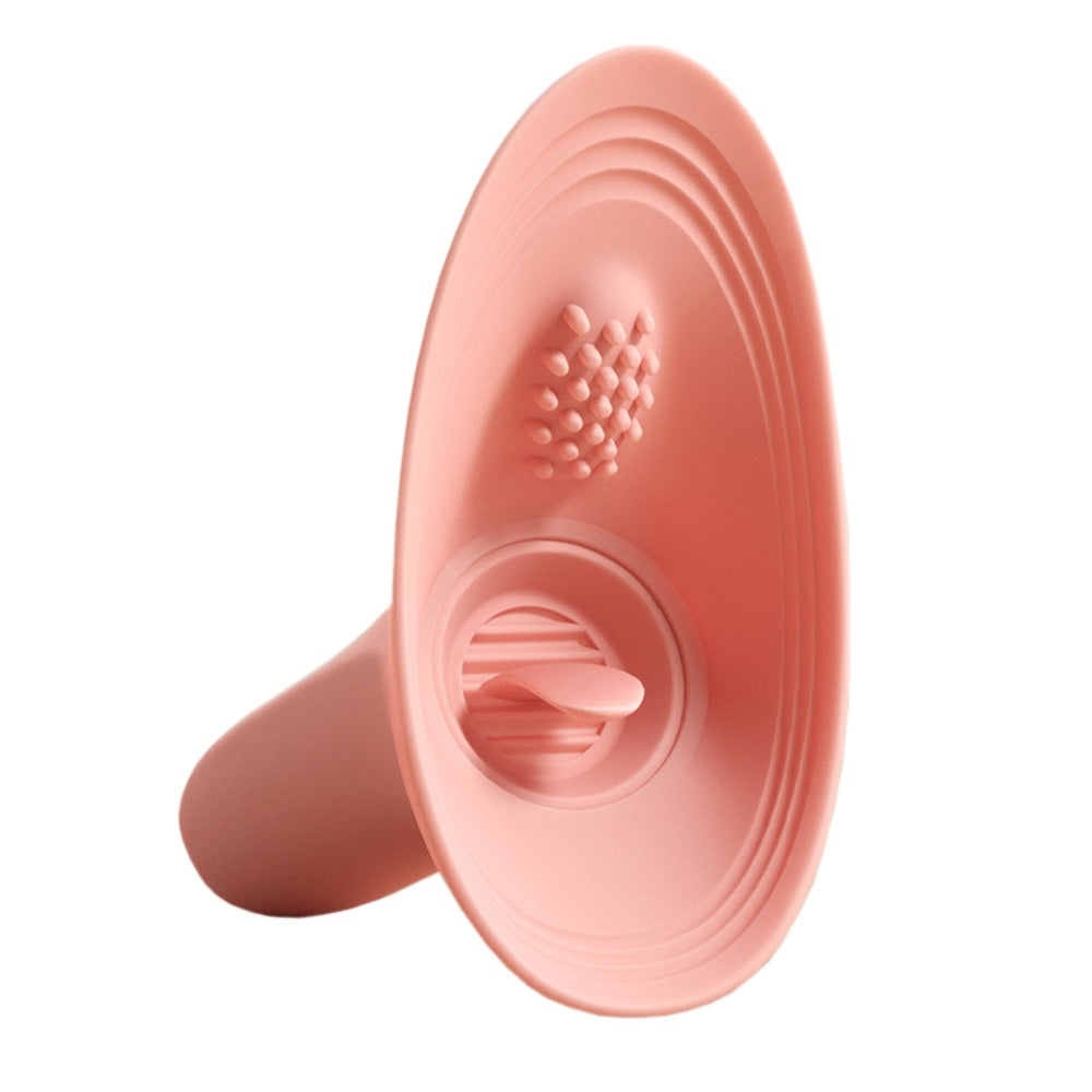 Tongue Licking Vibrator Rotation Oral Clitoris Stimulator Breast Sucker Vibrating Massage Sex Toy For Women