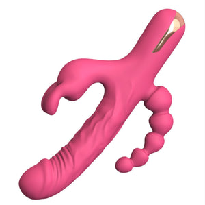 Vibrating Rechargeable Dildo With 10 Settings and Water-Proof