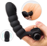 Load image into Gallery viewer, Vibrating Finger Sleeve With G-Spot Clit Massager
