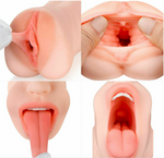 Load image into Gallery viewer, Mens Double Sided Silicone Masturbating Cup
