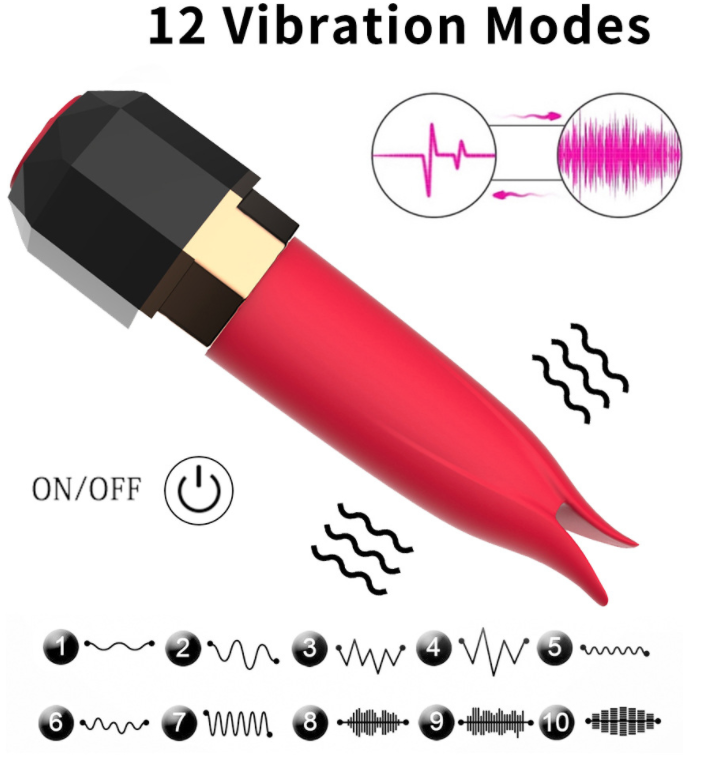 Lipstick Bullet Vibrator Dildo Vibrating G Spot Massager Adult Sex Toy