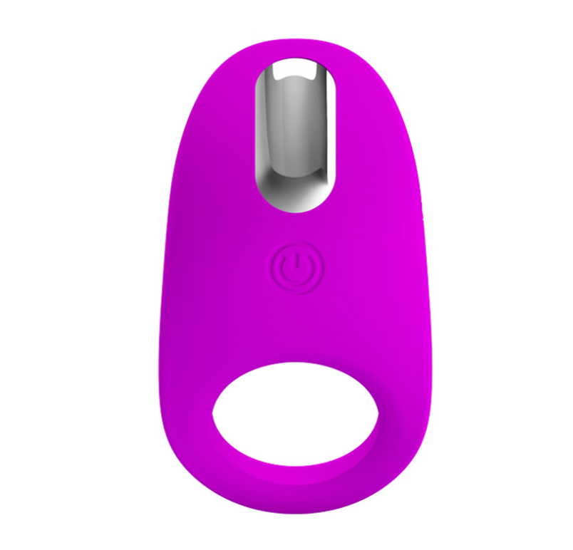 Vibrating 10 Modes Cock Ring USB Rechargeable Penis Ring Vibrator