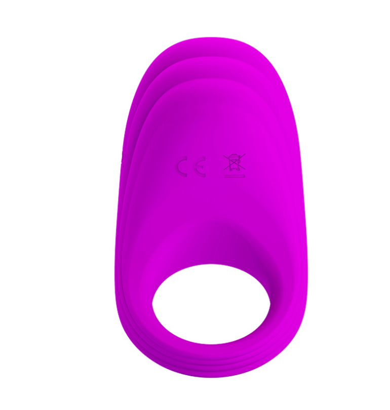 Vibrating 10 Modes Cock Ring USB Rechargeable Penis Ring Vibrator