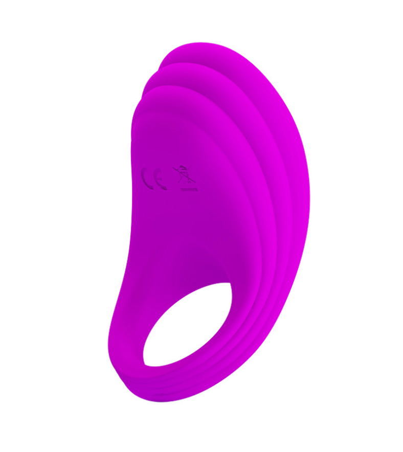 Vibrating 10 Modes Cock Ring USB Rechargeable Penis Ring Vibrator