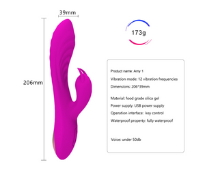 Multi Speed Rechargeable Dildo G spot stimulator 12