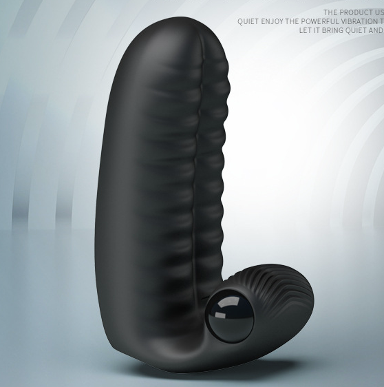 Vibrating Finger Sleeve With G-Spot Clit Massager Stimulator