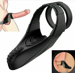 Vibrating Cock Ring Penis Rechargeable Couple Vibrator