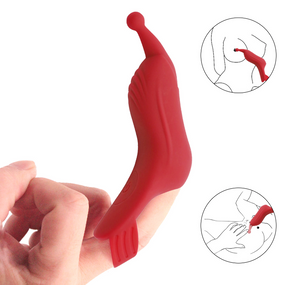 Finger Sleeve Masturbation Multi-Speed Rechargeable