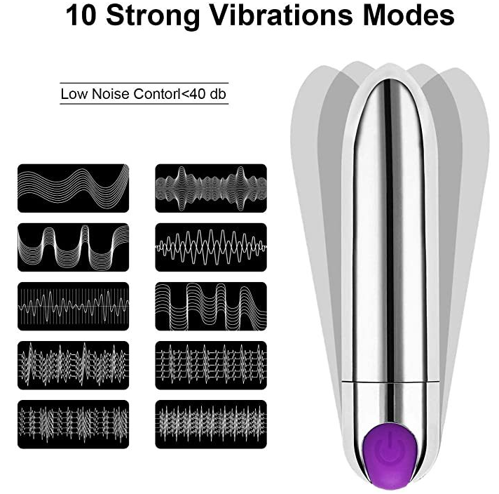 Rechargeable Mini Bullet with 10 settings