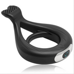 Load image into Gallery viewer, Fin Rechargeable Cock Ring With 10 Settings and Water-Proof
