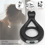 Load image into Gallery viewer, Fin Rechargeable Cock Ring With 10 Settings and Water-Proof
