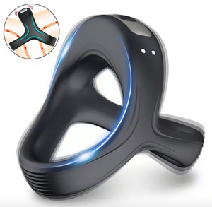 10 Speeds Remote Control Vibrating Cock Ring USB Rechargeable Penis Ring Sex Toy