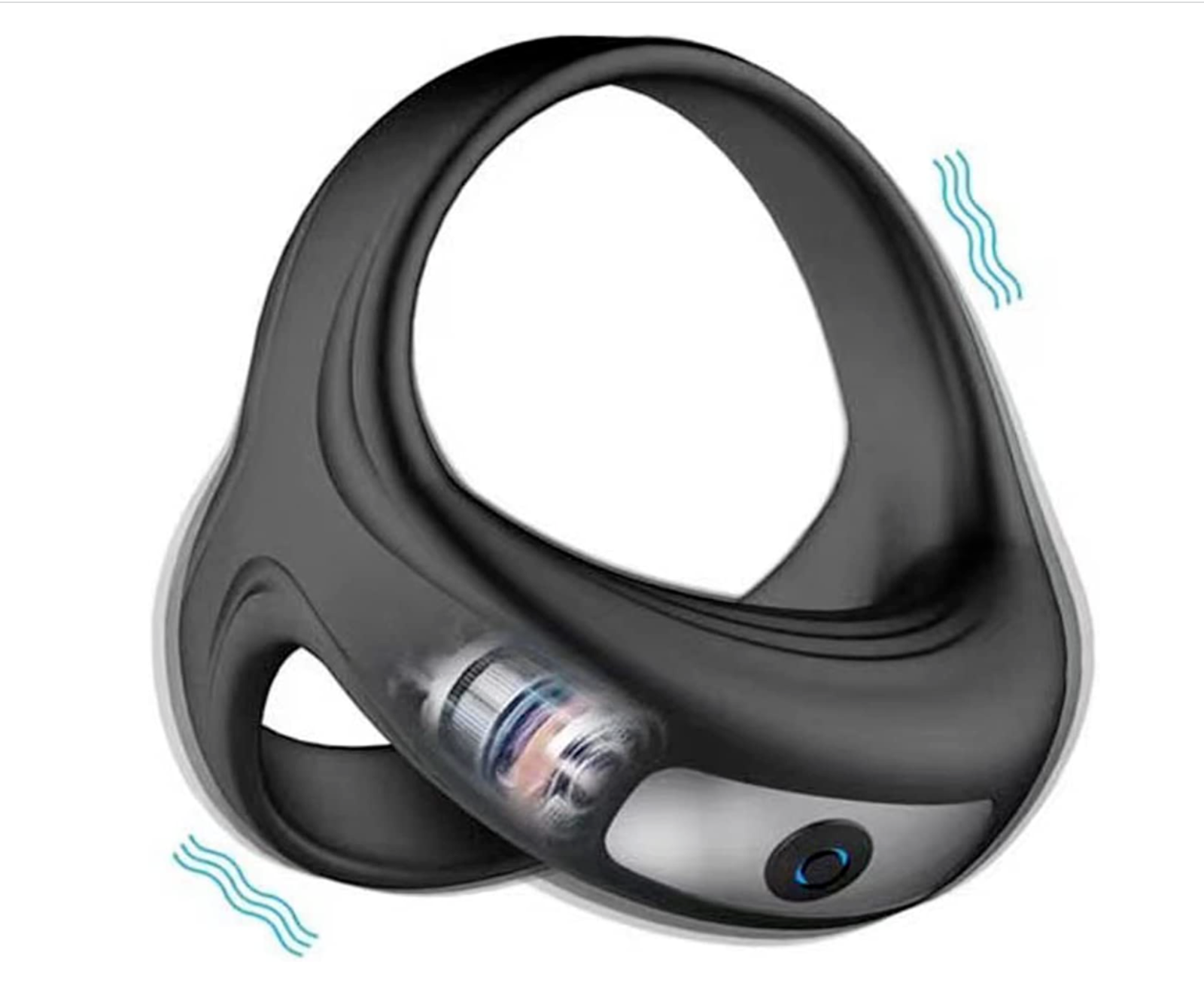 10 Speeds Remote Control Vibrating Cock Ring USB Rechargeable Penis Ring Sex Toy