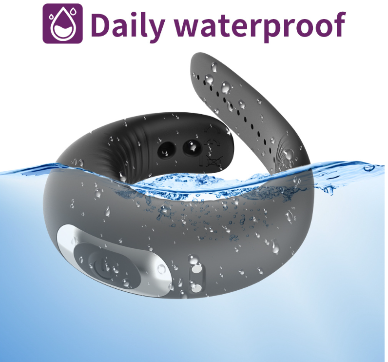 Adjustable Vibrating Cock Ring with 10 settings Waterproof Cock Ring