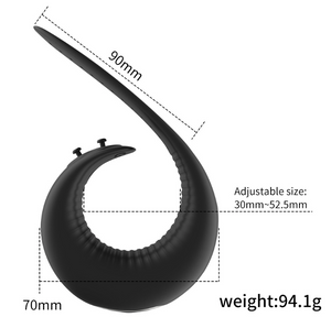 Adjustable Vibrating Cock Ring with 10 settings Waterproof Cock Ring