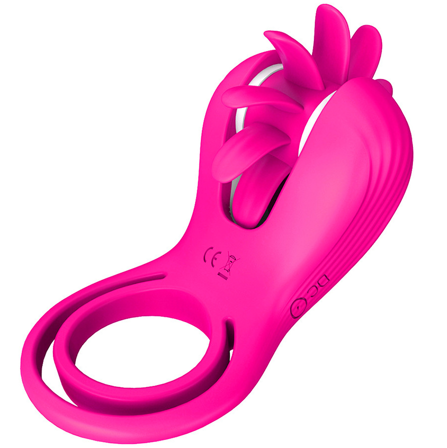 Spinning Rechargeable Cock Ring With 10 Settings