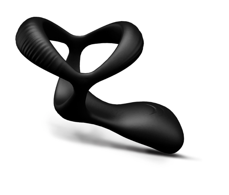 Vibrating Cock Ring With 10 Settings Anal Butt Plug