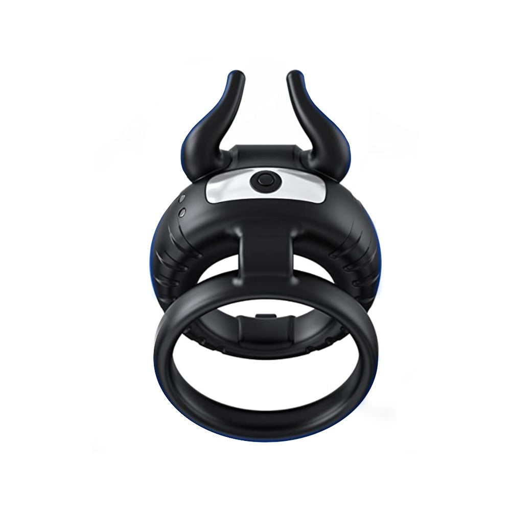 Rechargeable Bull Cock Ring With 10 Settings Waterproof