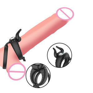 Rechargeable Bull Cock Ring With 10 Settings Waterproof