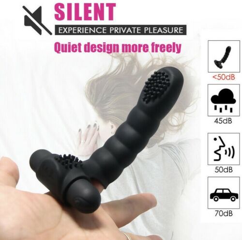 Vibrating Finger Sleeve With G-Spot Clit Massager