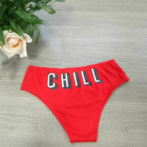 Netflix and Chill Date Night Panties Underwear Lingerie Sexy Underwear Hot Pants