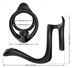 Silicone Cock Ring Penis Enhancer Prolong Couple