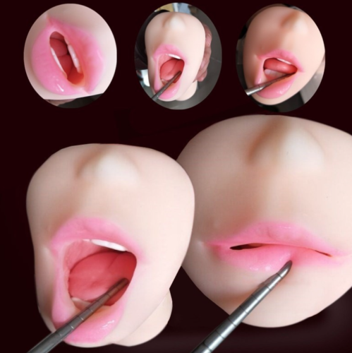 3D Realistic Oral Sex Toys for Deep Throat Blowjob Masturbator Cup