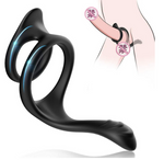 Load image into Gallery viewer, Silicone Cock Ring Penis Enhancer Prolong Couple
