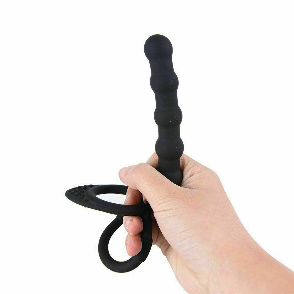 Silicone Double Penetration Rider Strap On