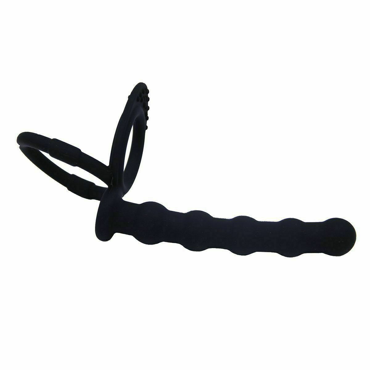 Silicone Double Penetration Rider Strap On