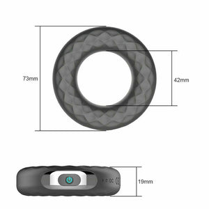 Cock Ring Penis Sex Enhancing Vibrating 10 Frequency Rechargeable