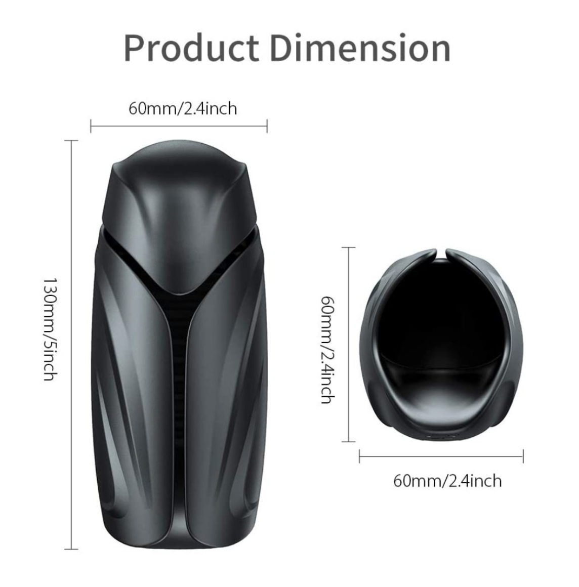 Rechargeable Masturbation Cup 10 Speed Blow Job Cup