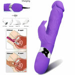 Load image into Gallery viewer, Secret Weapon Purple 7 Speed Dildo Womens Vibration Vibrator
