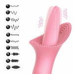 Load image into Gallery viewer, Tongue Vibrator Silicone Clitoris Stimulator
