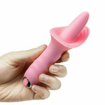 Load image into Gallery viewer, Tongue Vibrator Silicone Clitoris Stimulator
