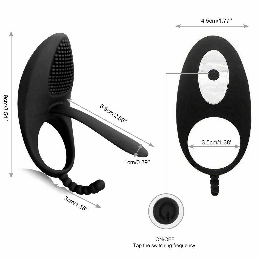 Vibrating Rechargeable Cock Ring