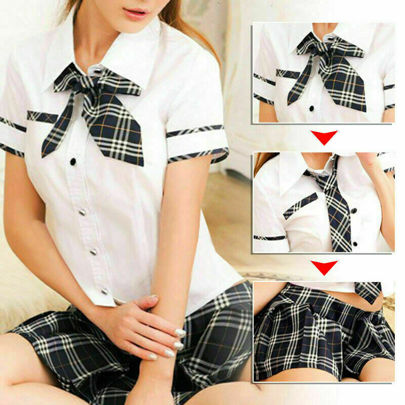 Women Sexy Student Uniform